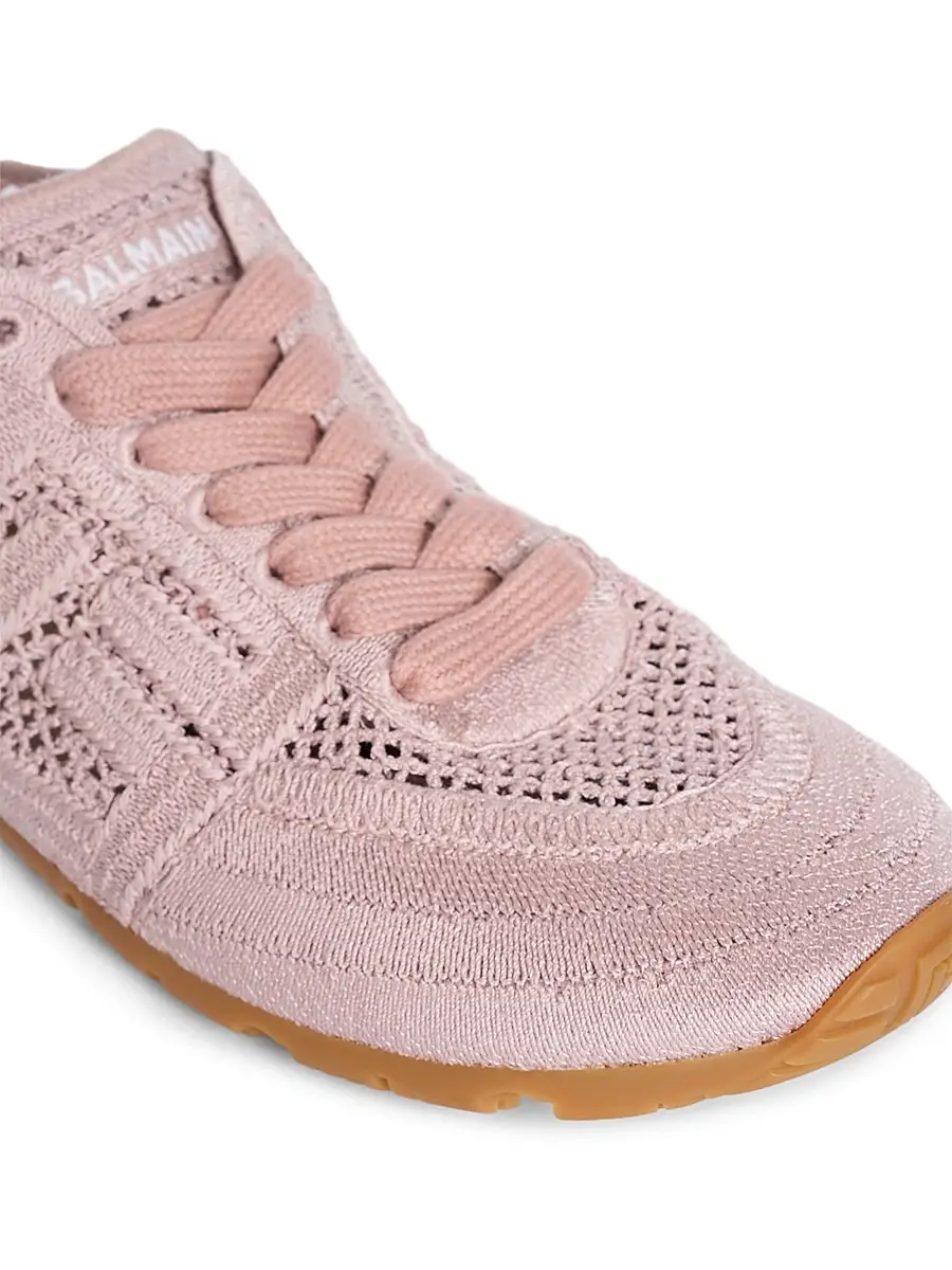 Balmain Women's Racer 45 Low-Top Sneakers - Rose | Thumbnail 5