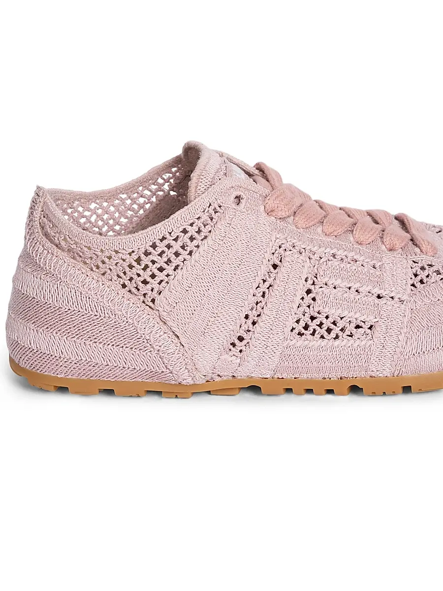Balmain Women's Racer 45 Low-Top Sneakers - Rose | Thumbnail 7