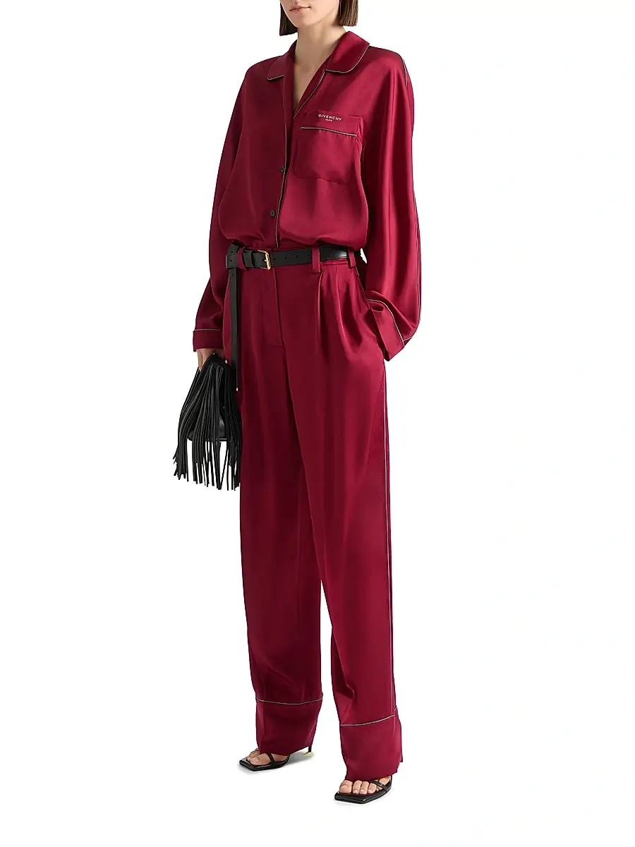 Givenchy Women's Pyjama Pants in Silk | Thumbnail 2