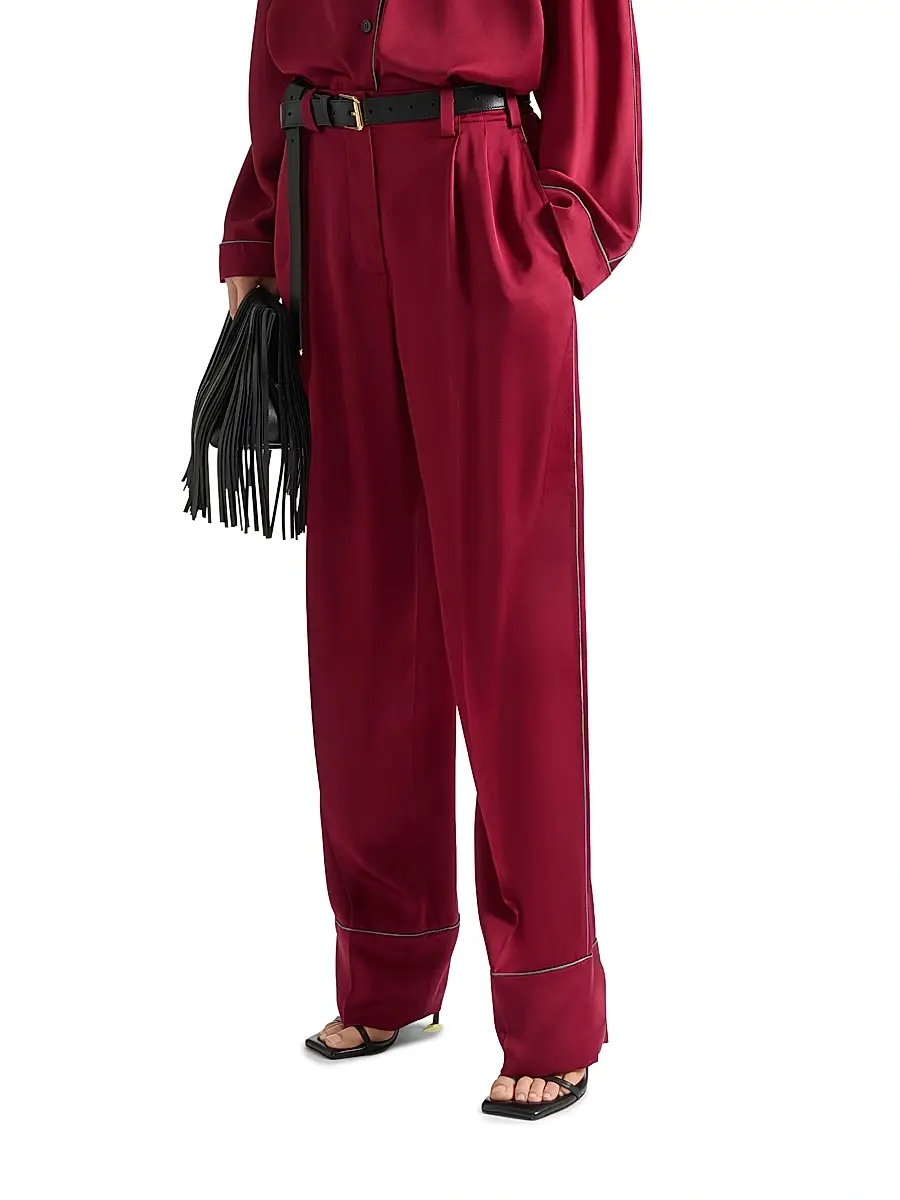 Givenchy Women's Pyjama Pants in Silk | Thumbnail 3