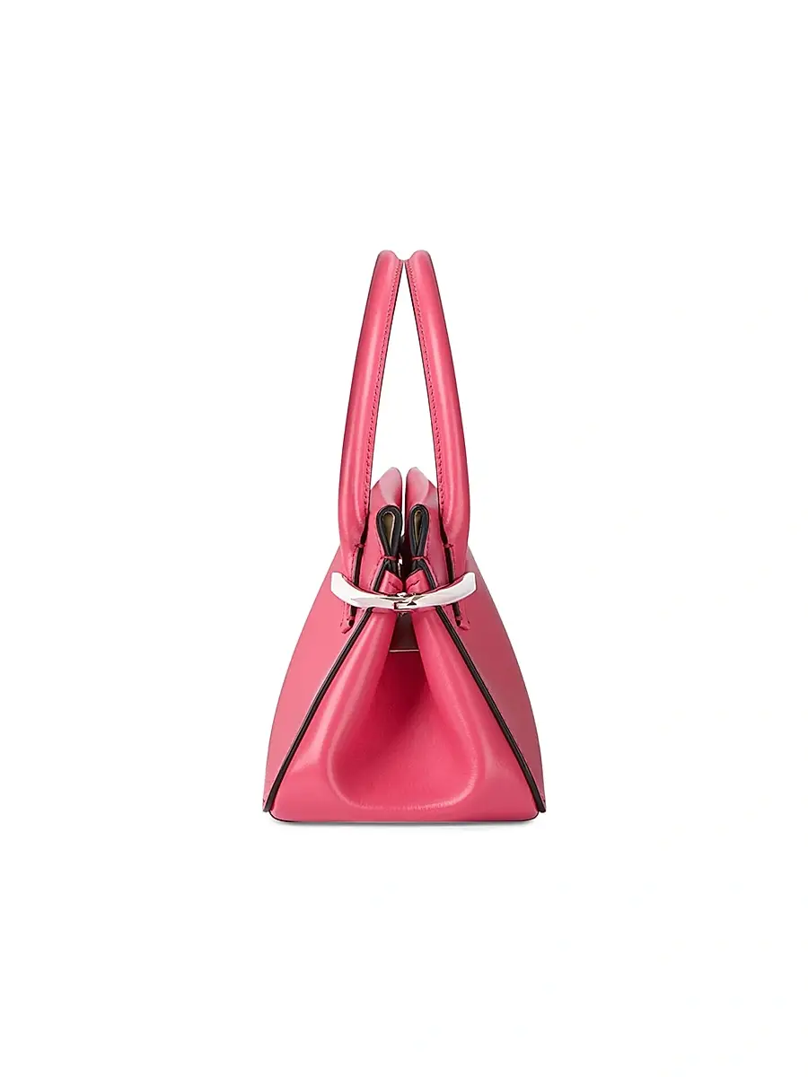 Givenchy Women's Mini Pinch Top Handle Bag in Leather - Bright Peach | Thumbnail 3