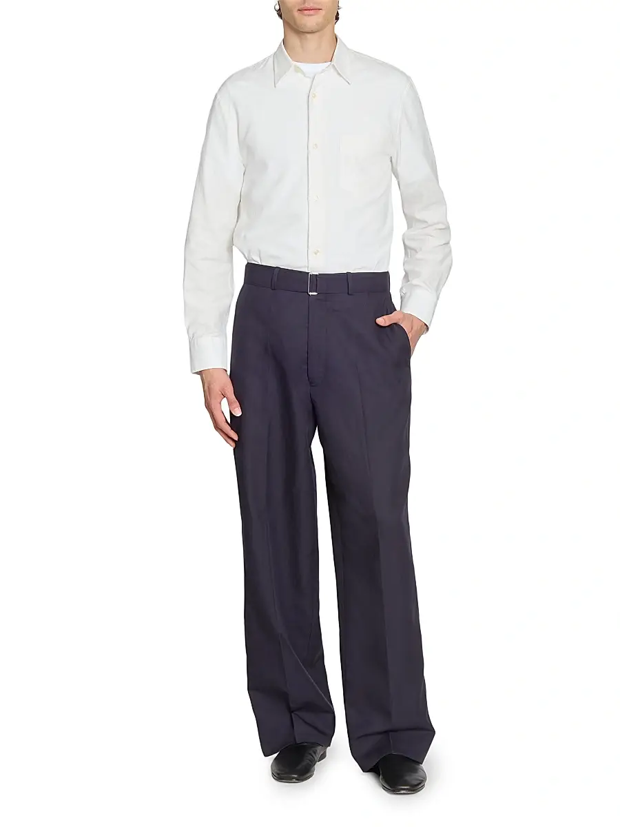 OFFICINE GÉNÉRALE Men Guido Slub Cotton Shirt | Thumbnail 2 OFFICINE GÉNÉRALE Men Guido Slub Cotton Shirt | Thumbnail 2