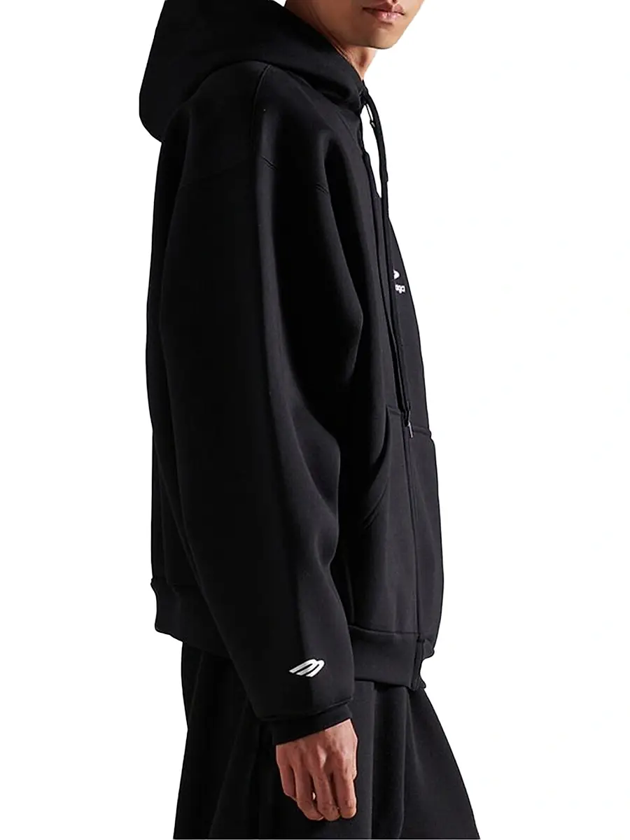 Balenciaga Men's 3B Sports Icon Zip-Up Hoodie | Thumbnail 3 Balenciaga Men's 3B Sports Icon Zip-Up Hoodie | Thumbnail 3