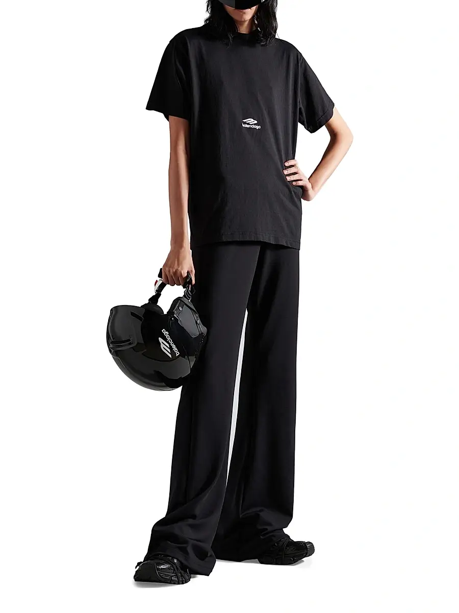 Balenciaga Women's 3B Sports Icon T-Shirt | Thumbnail 5