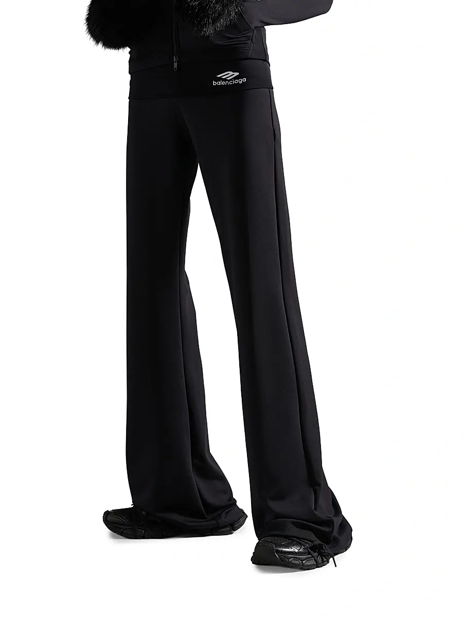 Balenciaga Women's 3B Sports Icon Foldover Leggings | Thumbnail 3 Balenciaga Women's 3B Sports Icon Foldover Leggings | Thumbnail 3