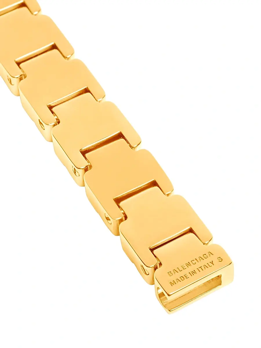 Balenciaga Women's Nano Mini Link Bracelet - Shiny Gold | Thumbnail 2