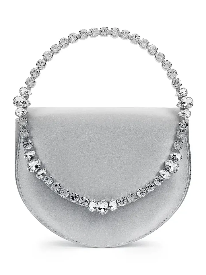 Women's Lily Embellished Metallic Clutch