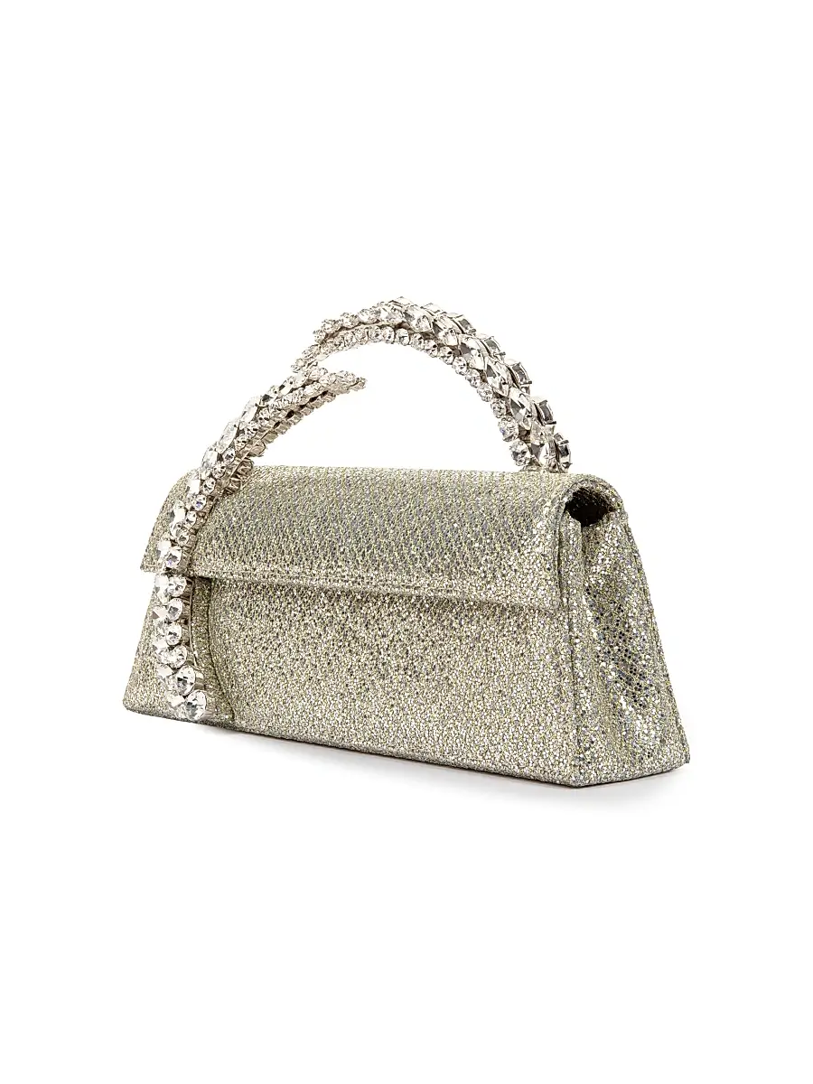 L'Alingi Women's Karma Crystal-Embellished Lace Clutch | Thumbnail 2