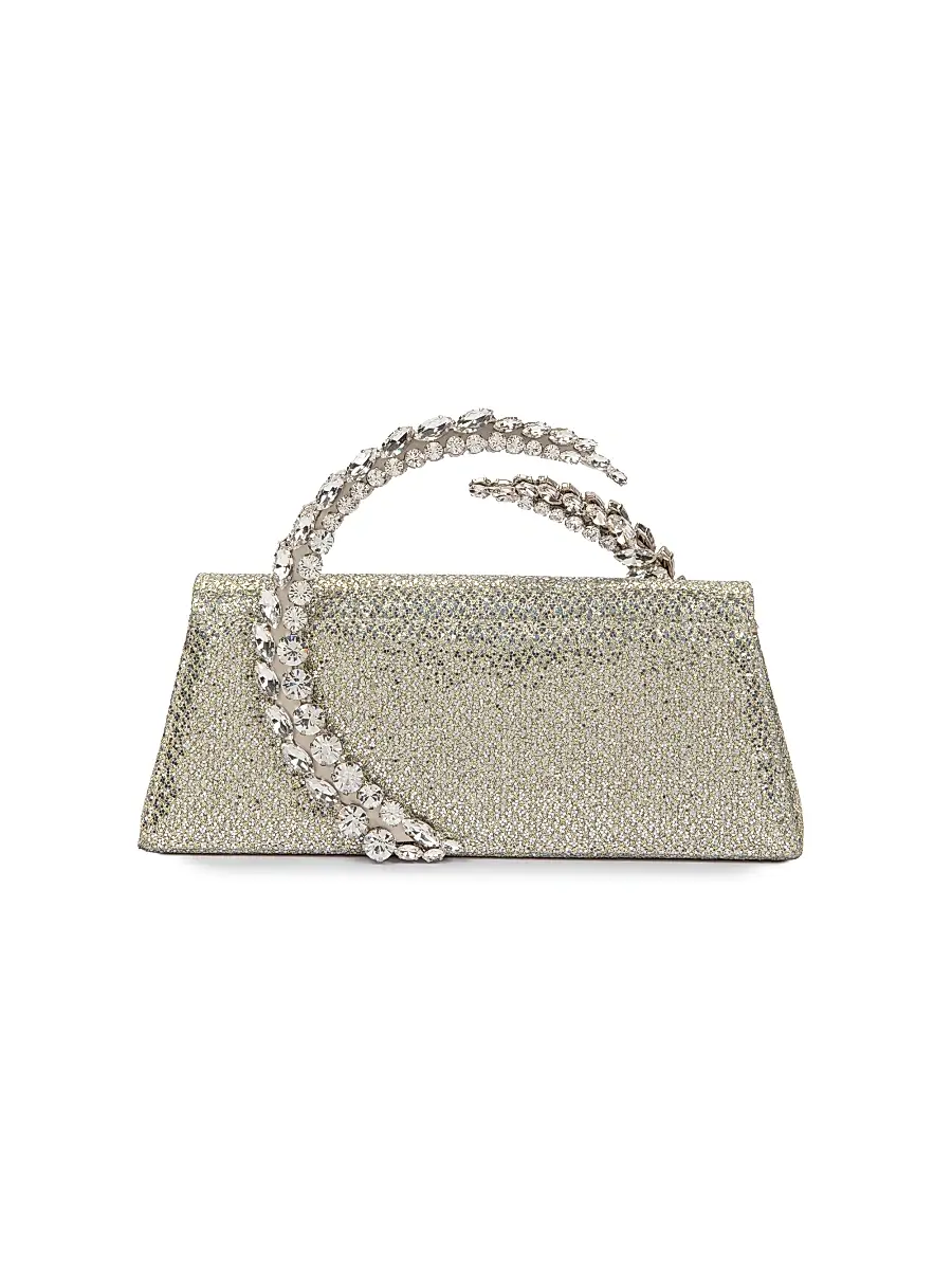 L'Alingi Women's Karma Crystal-Embellished Lace Clutch | Thumbnail 3