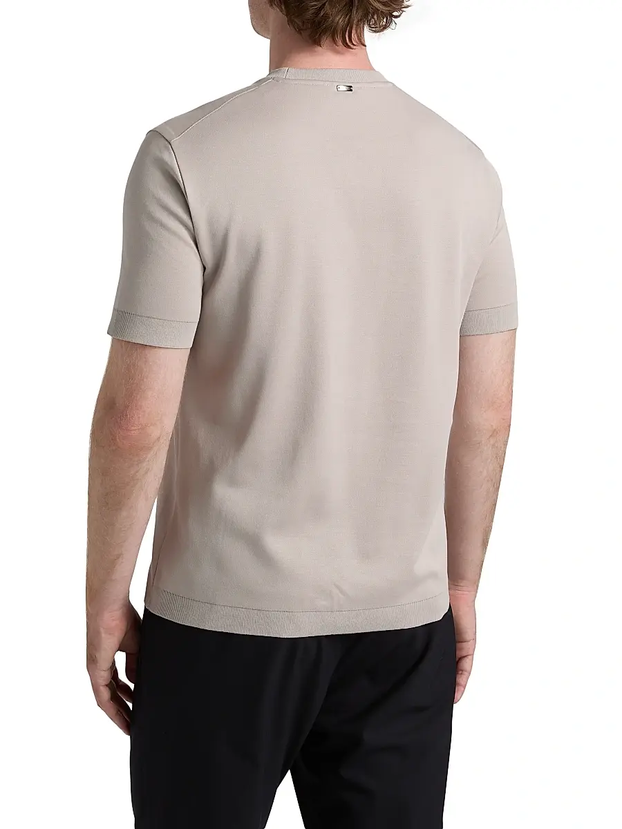 HERNO Men's Cotton Jersey Crewneck T-Shirt | Thumbnail 5 HERNO Men's Cotton Jersey Crewneck T-Shirt | Thumbnail 5