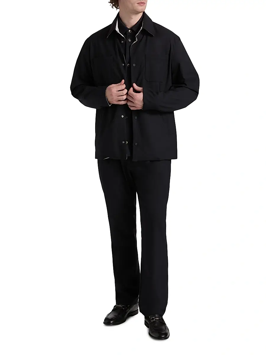 HERNO Men's Light Stretch Reversible Jacket | Thumbnail 2