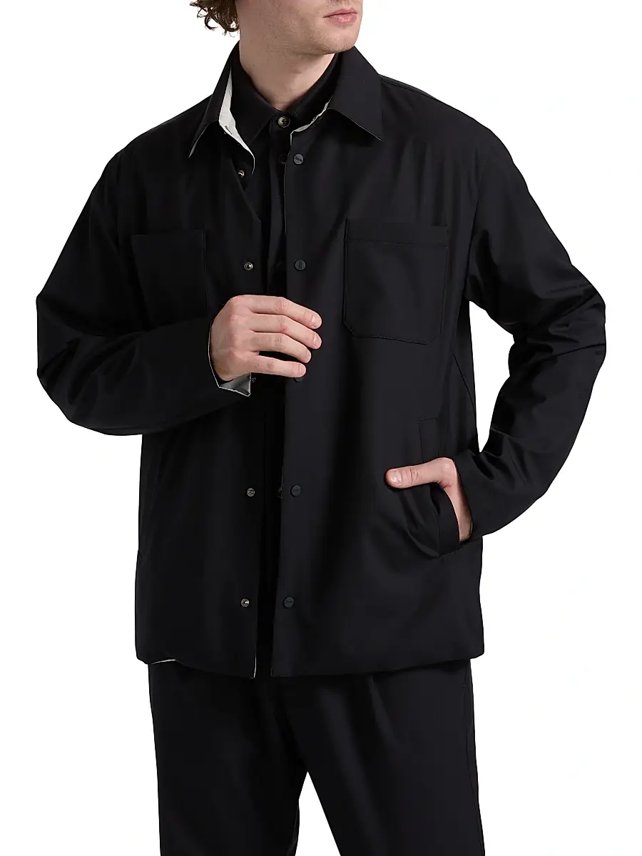 HERNO Men's Light Stretch Reversible Jacket | Thumbnail 3