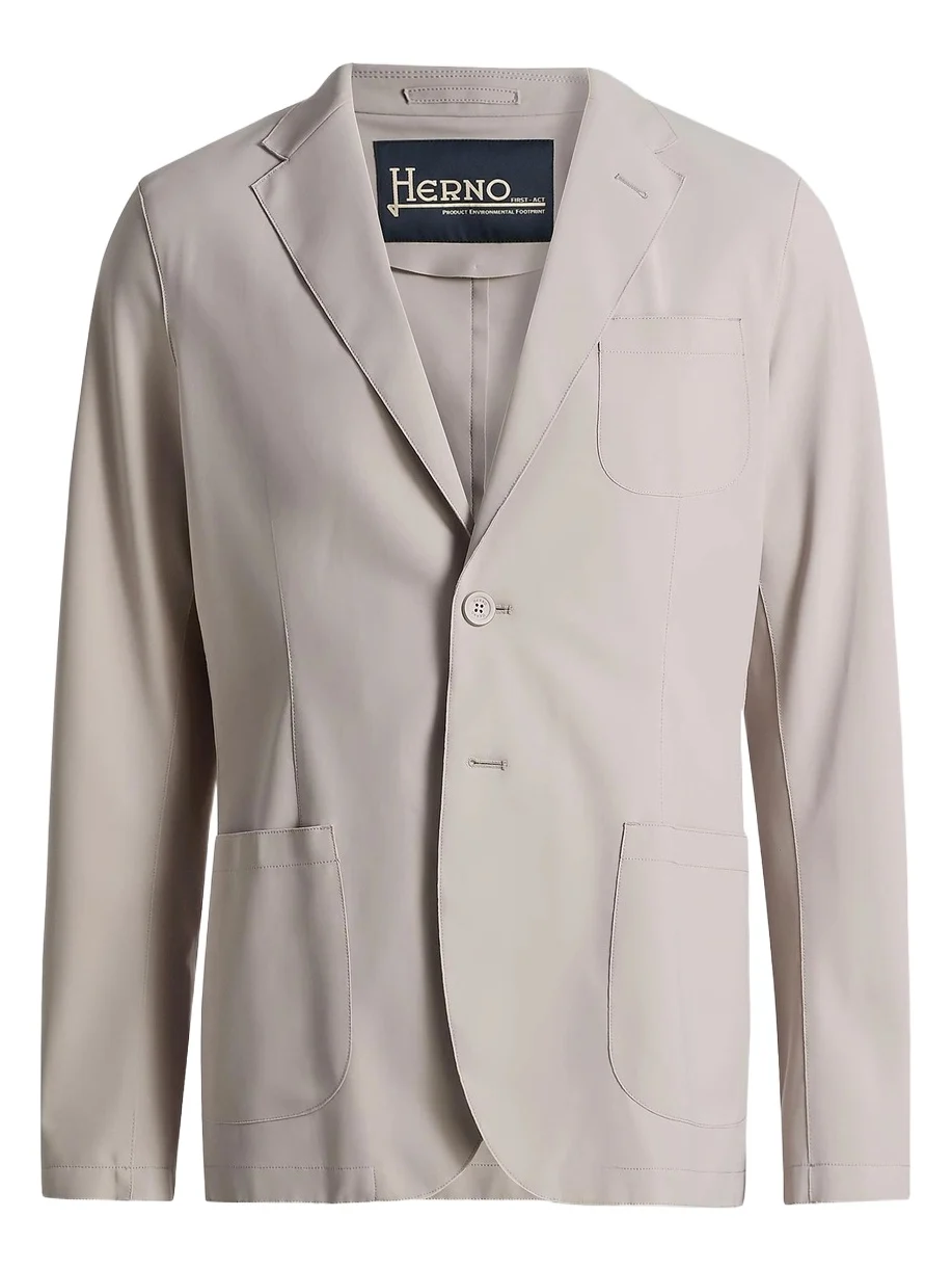 HERNO Men's Lightweight Stretch-Nylon Blazer