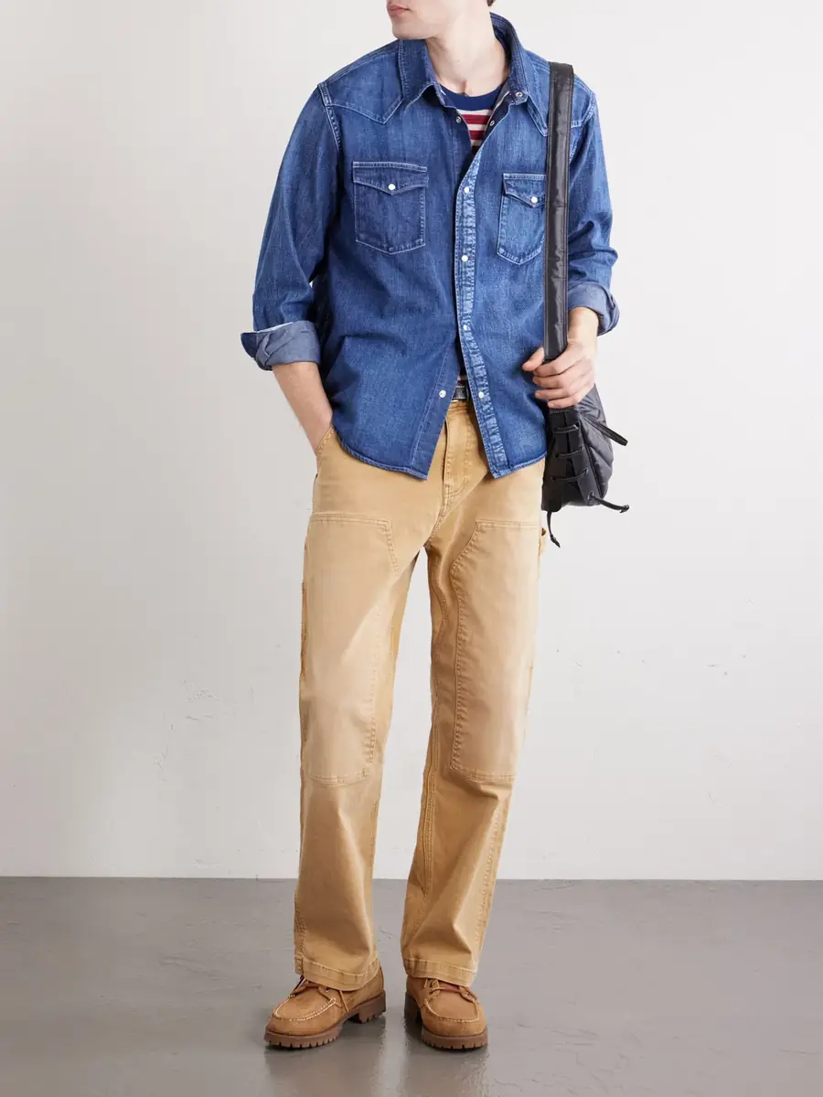 Visvim Denim Western Shirt - Men | Thumbnail 2