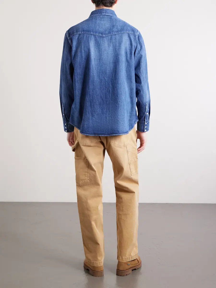 Visvim Denim Western Shirt - Men | Thumbnail 4