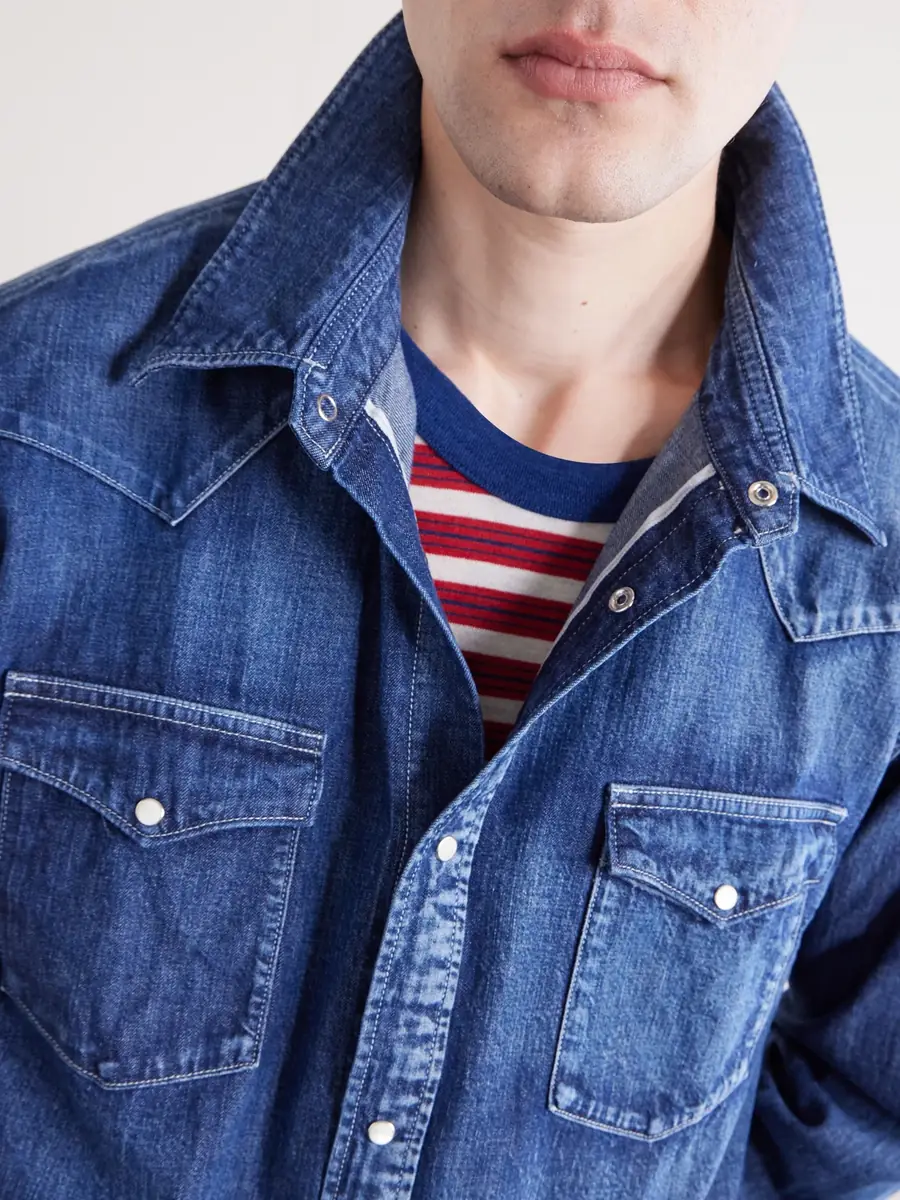 Visvim Denim Western Shirt - Men | Thumbnail 5