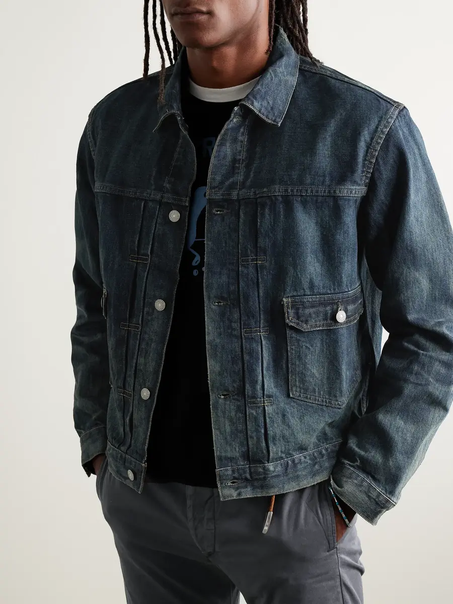RRL Type 2 Denim Trucker Jacket - Men | Thumbnail 3 RRL Type 2 Denim Trucker Jacket - Men | Thumbnail 3