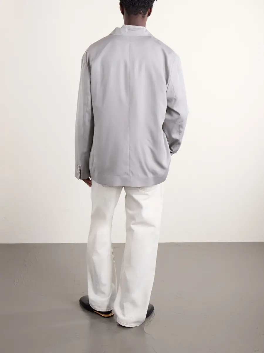 Our Legacy Halt Double-Breasted Lyocell Blazer - Men | Thumbnail 4 Our Legacy Halt Double-Breasted Lyocell Blazer - Men | Thumbnail 4