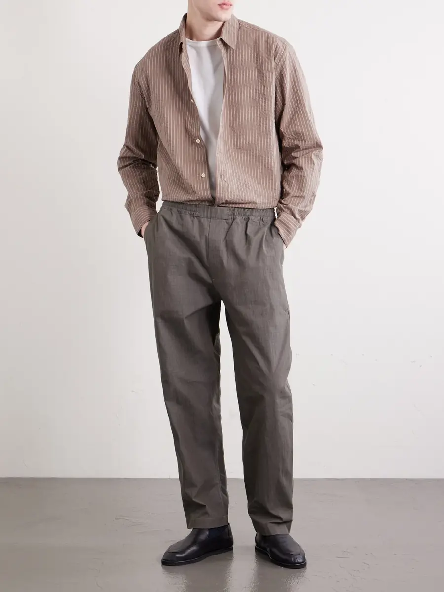 A Kind Of Guise Banasa Straight-Leg Cotton-Blend Trousers - Men | Thumbnail 2 A Kind Of Guise Banasa Straight-Leg Cotton-Blend Trousers - Men | Thumbnail 2