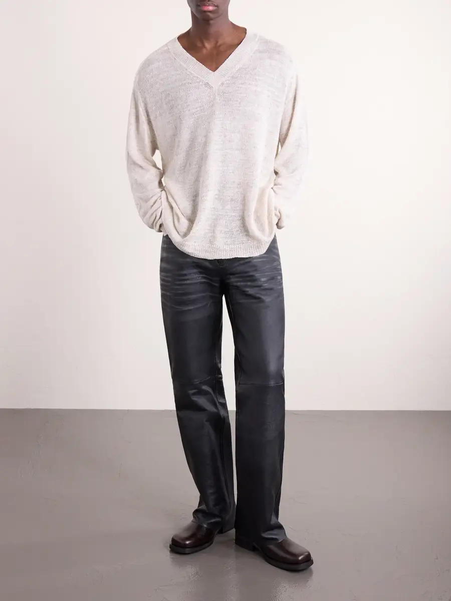 Our Legacy Rue Linen and Cotton-Blend Sweater - Men | Thumbnail 2 Our Legacy Rue Linen and Cotton-Blend Sweater - Men | Thumbnail 2
