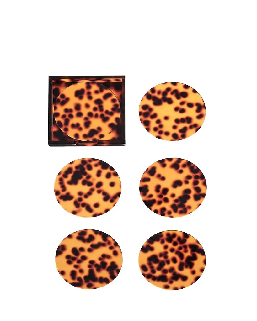 Kim Seybert Tortoise Coasters, Set of 6