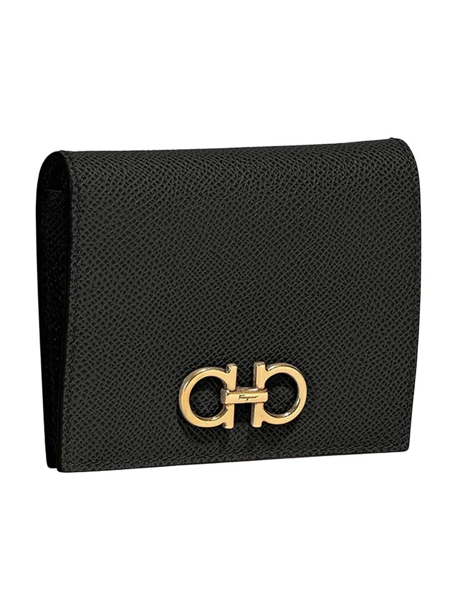 Ferragamo Gancini French Leather Wallet
