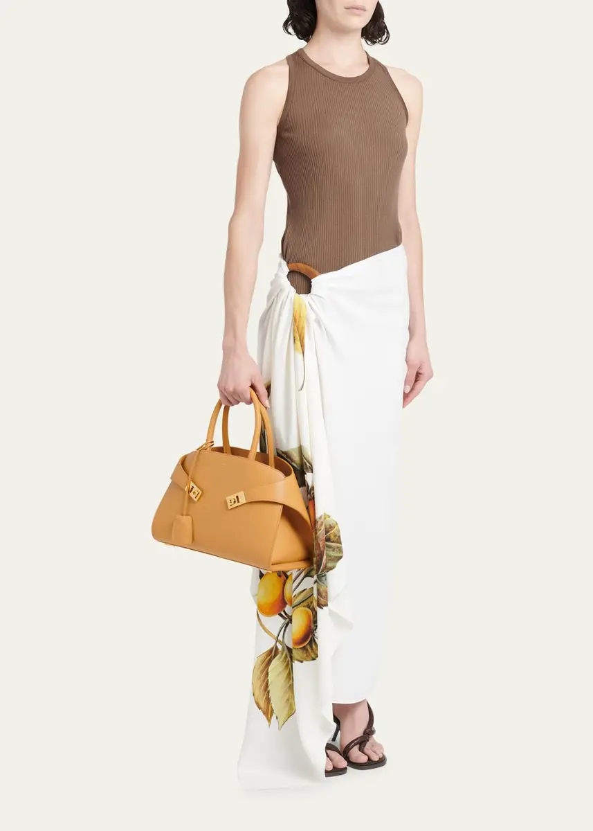 Ferragamo Hug Small Leather Top-Handle Bag | Thumbnail 5 Ferragamo Hug Small Leather Top-Handle Bag | Thumbnail 5