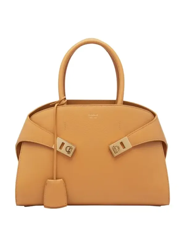 Ferragamo Hug Small Leather Top-Handle Bag