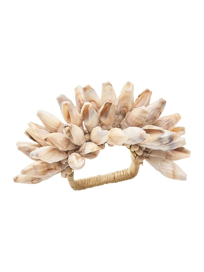 Kim Seybert Shell Fringe Napkin Ring