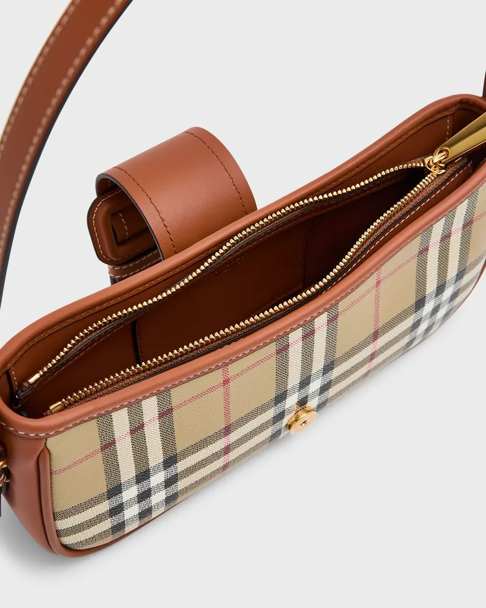 Burberry Check Buckle Shoulder Bag | Thumbnail 2 Burberry Check Buckle Shoulder Bag | Thumbnail 2