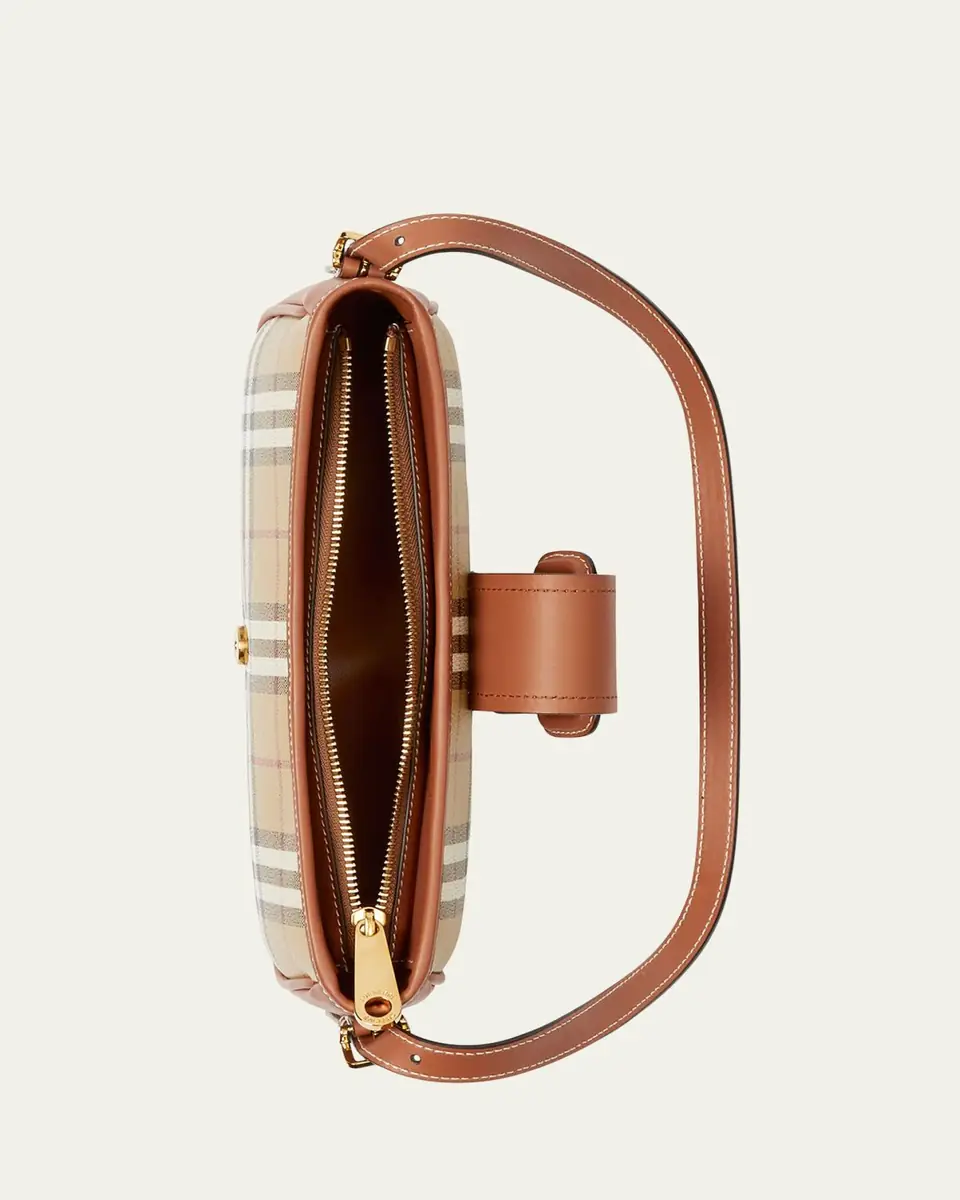 Burberry Check Buckle Shoulder Bag | Thumbnail 11 Burberry Check Buckle Shoulder Bag | Thumbnail 11