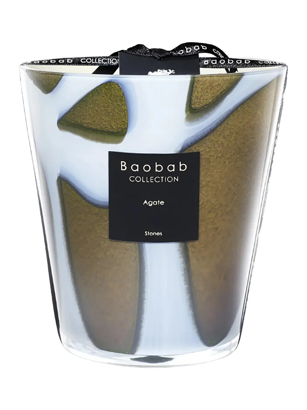 BAOBAB COLLECTION Max Stone Agate Scented Candle, 6.3"