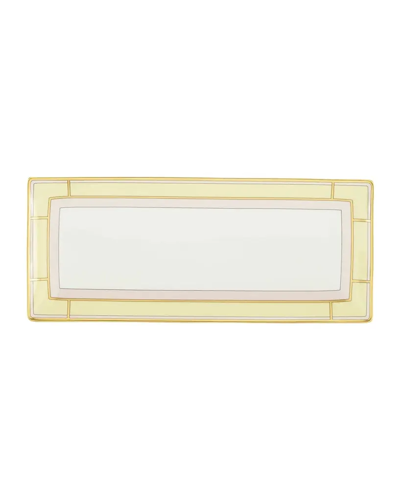 GINORI 1735 Diva Rectangular Platter, Giallo