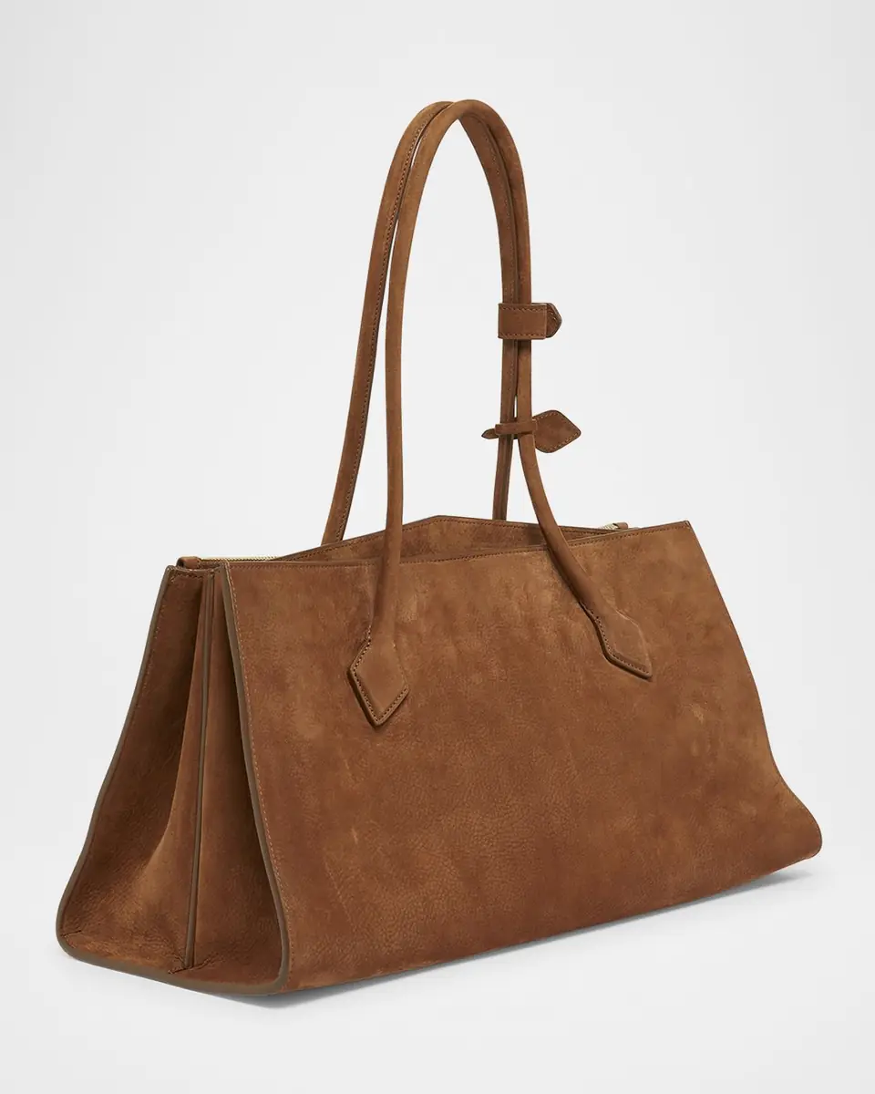 Alaïa Le Teckel Tote Bag in Suede and Leather | Thumbnail 2