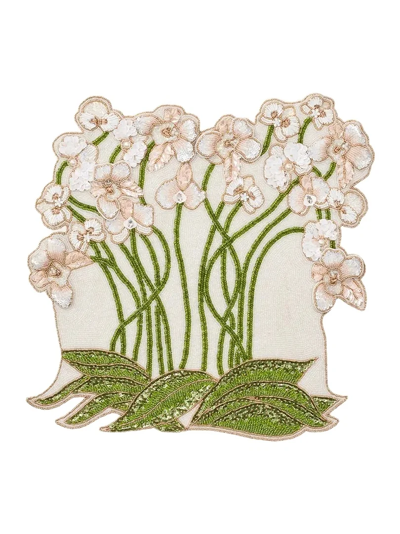 Kim Seybert Orchid Beaded Placemat