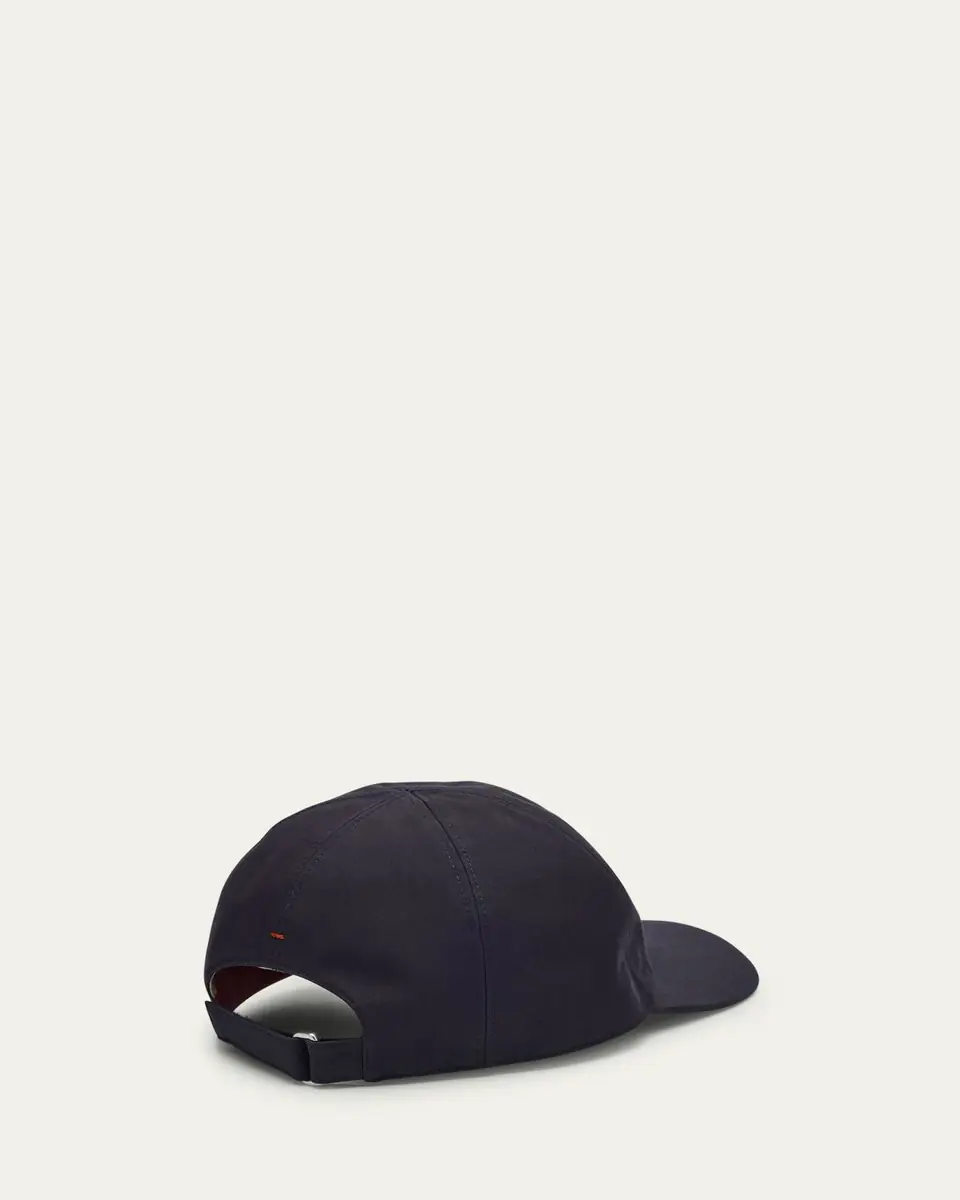 Loro Piana Men's Six-Panel Tonal Logo Baseball Cap | Thumbnail 2 Loro Piana Men's Six-Panel Tonal Logo Baseball Cap | Thumbnail 2