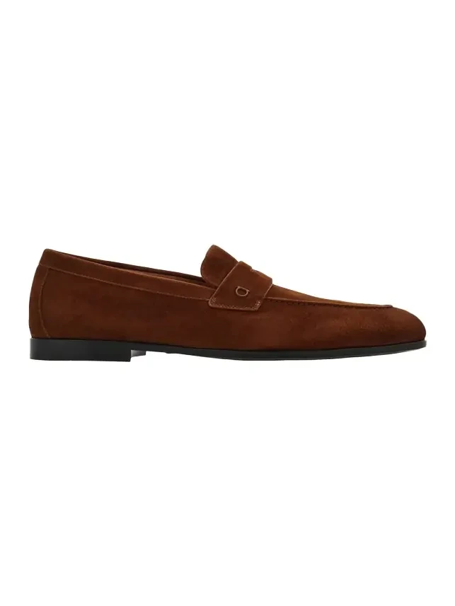 Men's Tiberio Soft Suede Penny Loafers