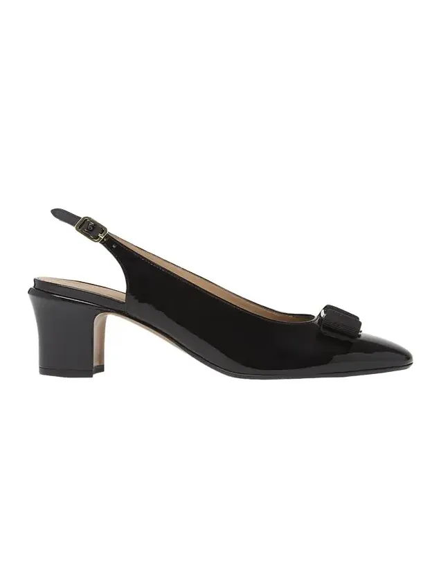 55mm Vetty Patent Leather Slingback Pumps 55mm Vetty Patent Leather Slingback Pumps