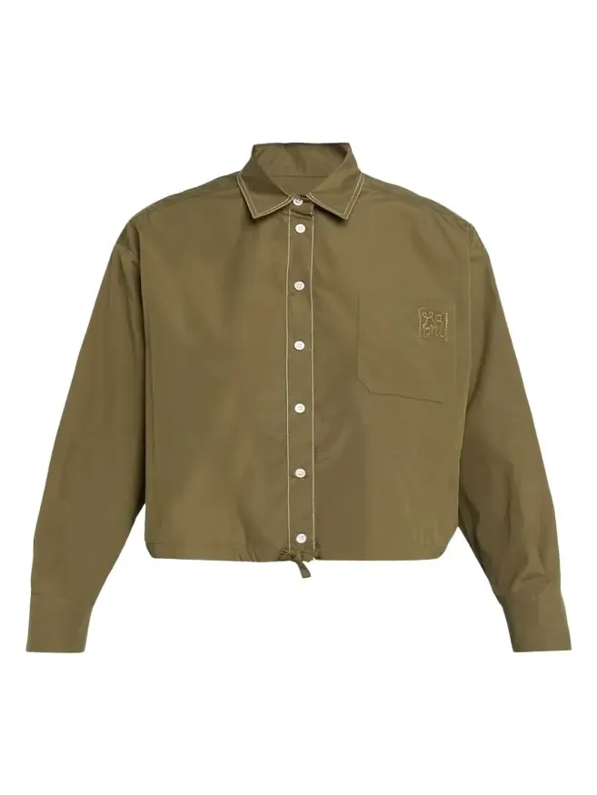 Marni Cotton Boxy Fit Button-Down Shirt