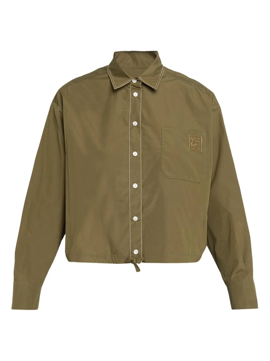 Marni Cotton Boxy Fit Button-Down Shirt