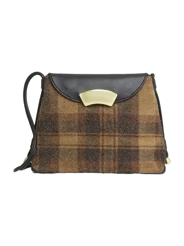 ID Petite Soft Fuzzy Suede & Leather Shoulder Bag ID Petite Soft Fuzzy Suede & Leather Shoulder Bag