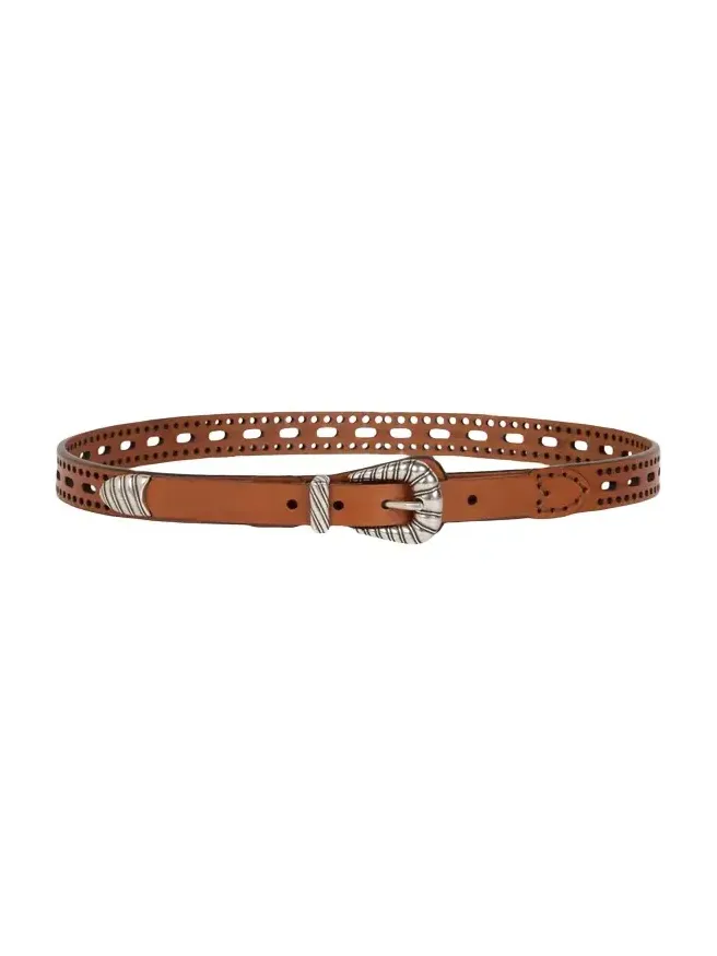 Openwork Leather Belt