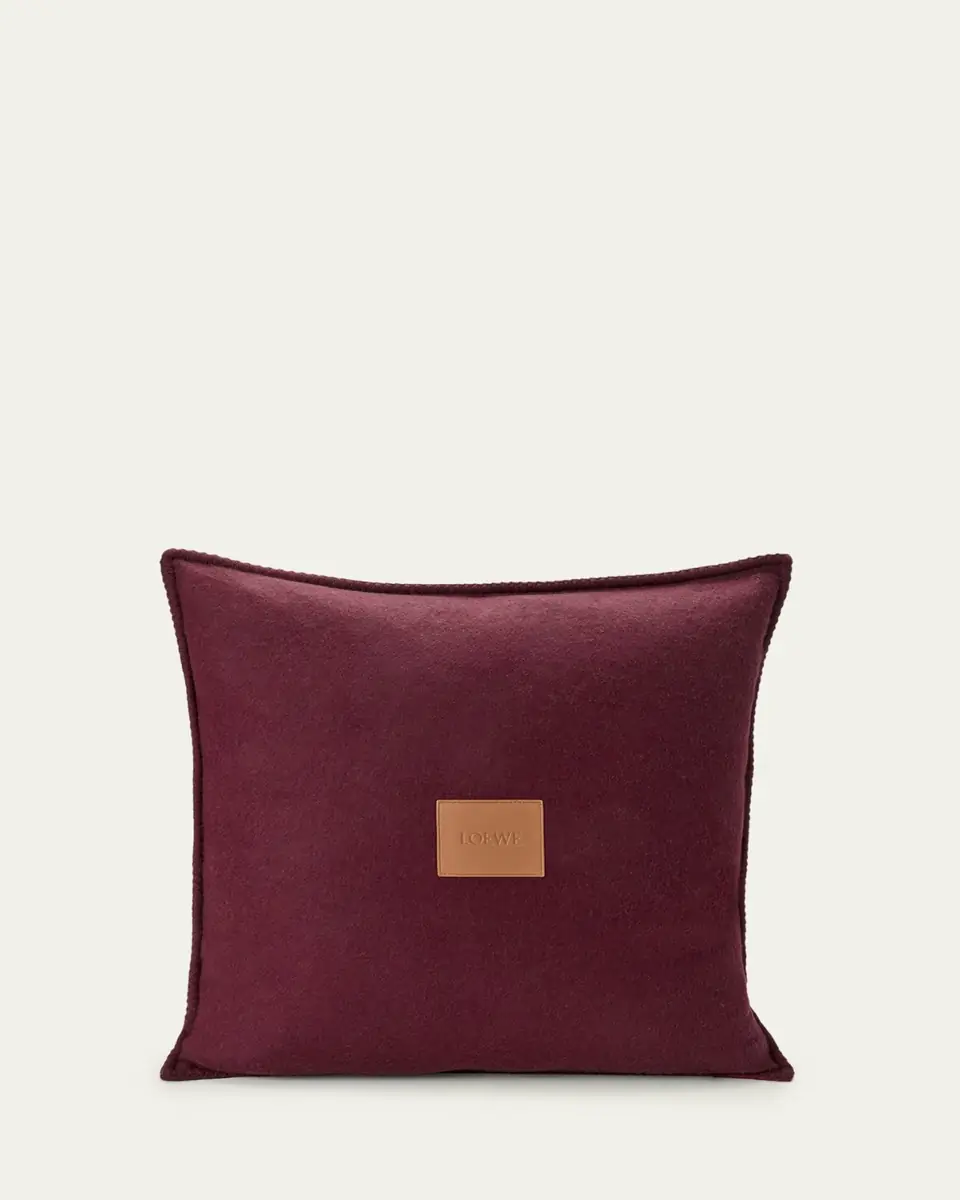 Loewe Anagram Wool/Cashmere Cushion, 20" Square | Thumbnail 3