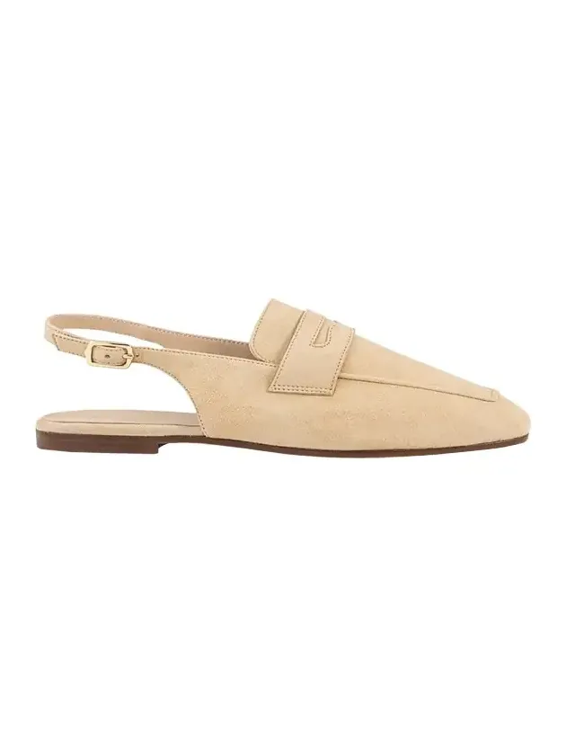 Essenziale Suede Slingback Loafers