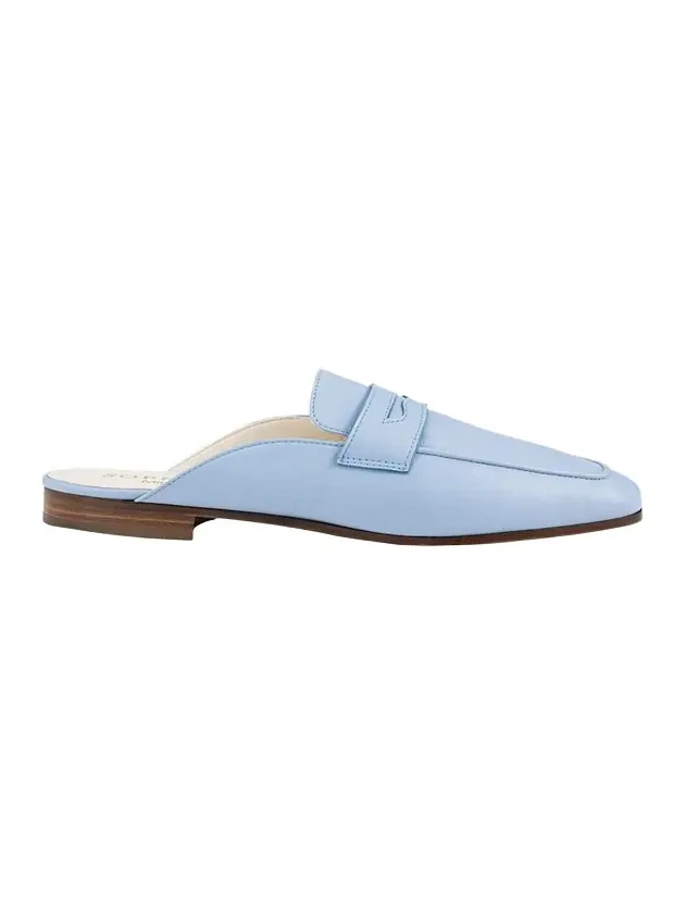 Riviera Leather Loafer Mules