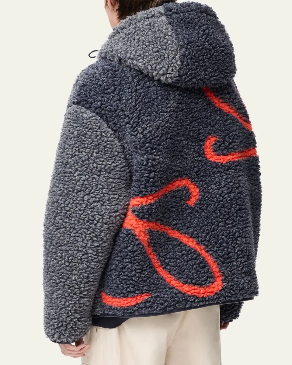 Loewe Men's Hooded Teddy Jacket | Thumbnail 3