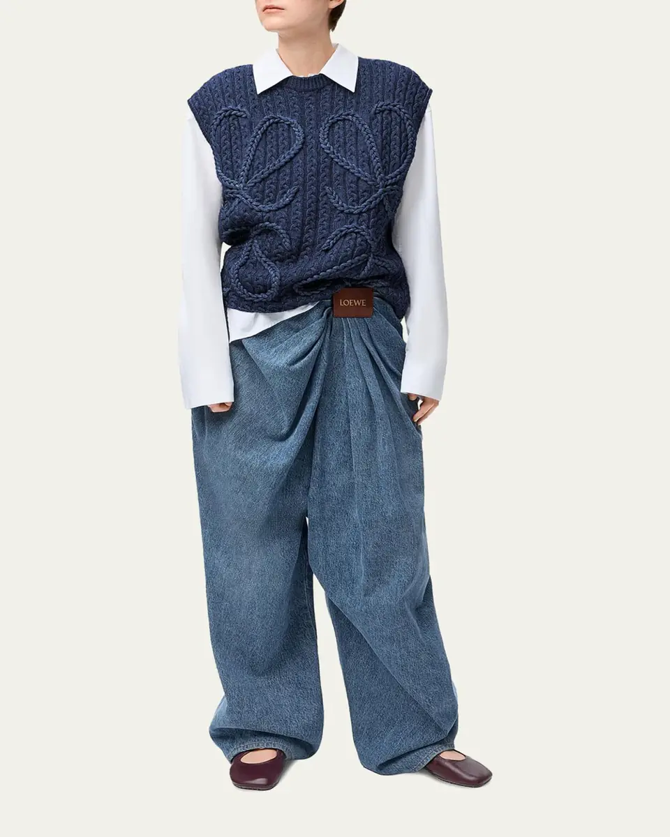 Loewe Anagram Cable Knit Vest | Thumbnail 2