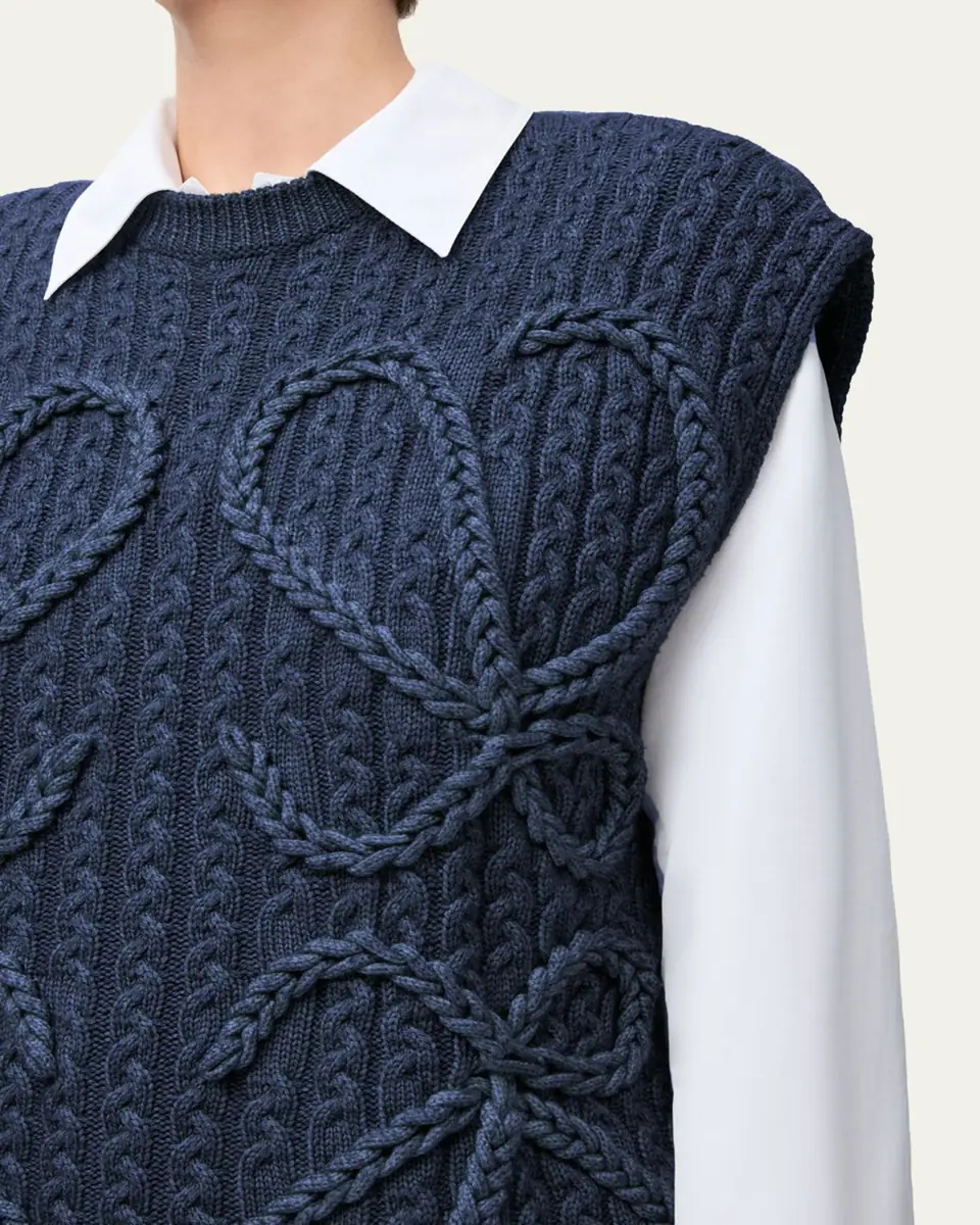 Loewe Anagram Cable Knit Vest | Thumbnail 5