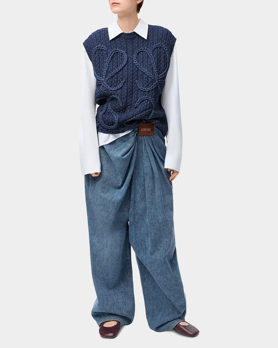 Loewe Anagram Cable Knit Vest | Thumbnail 6