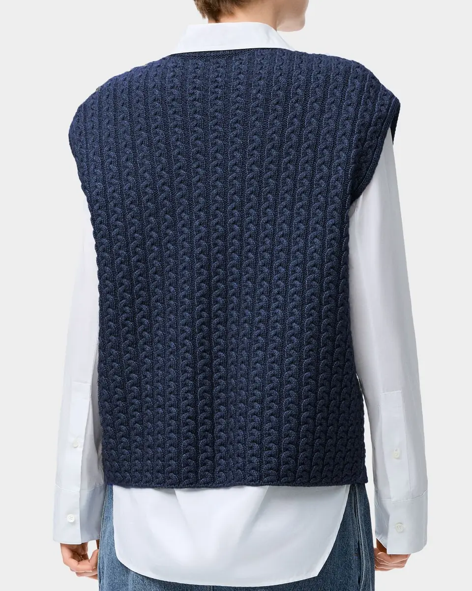 Loewe Anagram Cable Knit Vest | Thumbnail 7
